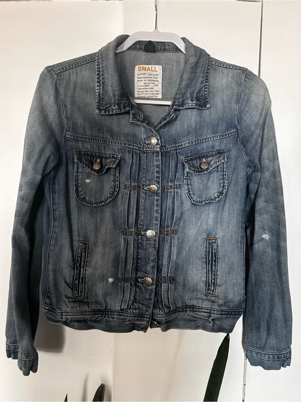 J. Crew Washed Light Blue Denim Jacket